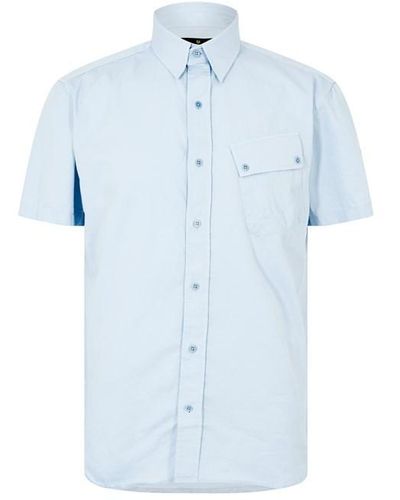 Belstaff Pitch Short Sleeve Shirt - Blue
