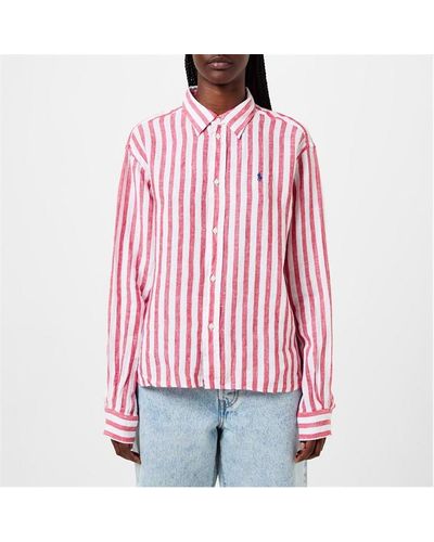 Polo Ralph Lauren Striped Shirt - Red