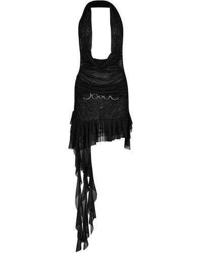 Jaded London Obsidian Dress - Black