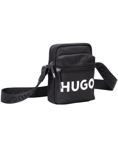 HUGO Ethon 2.0 Logo Crossbody Bag - Black