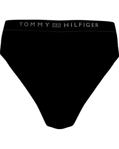 Tommy Hilfiger High-waist Cheeky Bikini - Black