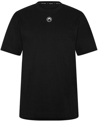 Marine Serre Moon Logo T-shirt - Black