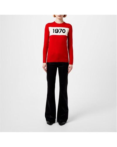 Bella Freud 1970 Jumper - Red