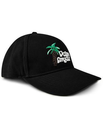 Palm Angels Embroidered Baseball Cap - Black