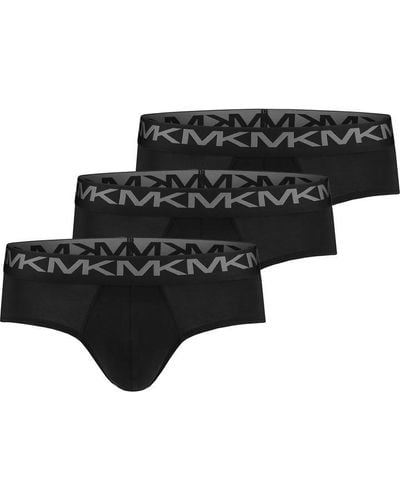 Michael Kors Stretch Factor Low Rise Brief 3-pack - Black