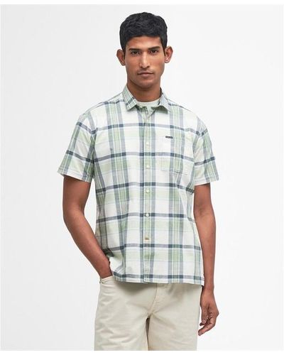 Barbour Rosewell Regular Short Sleeve Shirt - Green