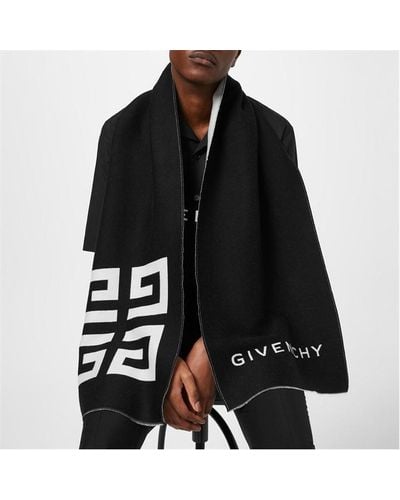 Givenchy 4g Logo Scarf - Black