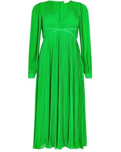 MICHAEL Michael Kors Pleated Dress - Green