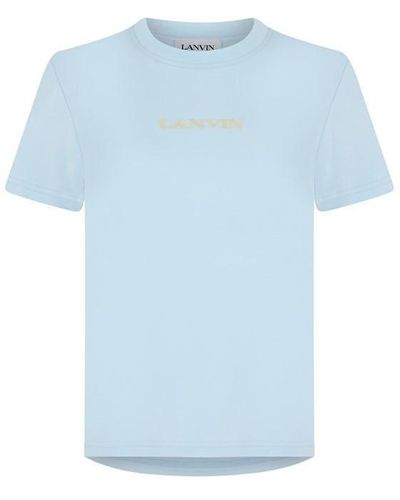 Lanvin Tee Shirt Ld42 - Blue