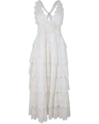 LoveShackFancy Love Nevis Dress Ld42 - White