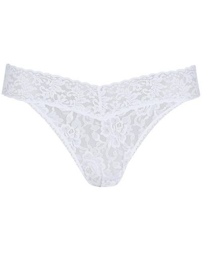 Hanky Panky 'worlds Most Comfortable' Mid Rise Thong - White