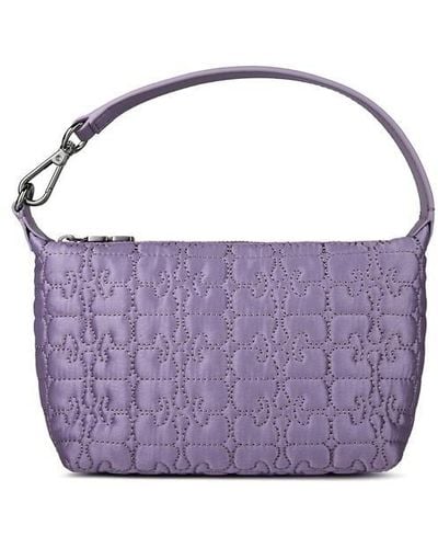 Ganni Small Butterfly Pouch - Purple