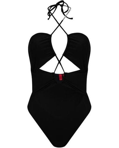 HUGO Hailey Swimsuit Ld41 - Black