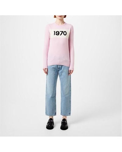 Bella Freud 1970 Cashmere Jumper - Pink