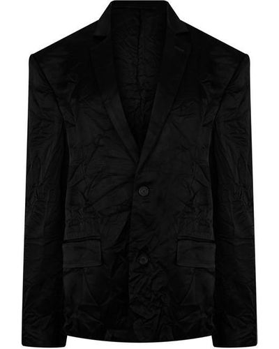 Balenciaga Bal Mirror Blazer Ld42 - Black