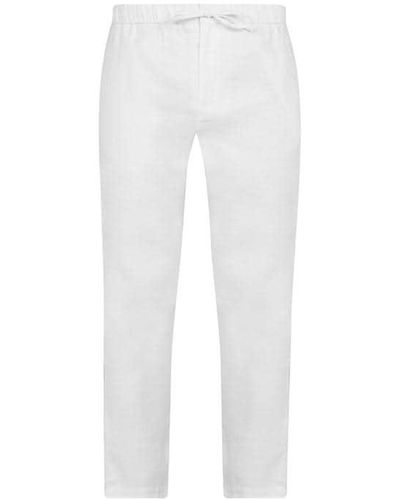 Frescobol Carioca Linen Trousers - White