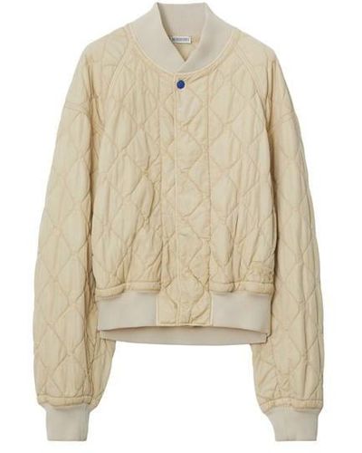 Burberry Burb Quilt Jkt Ld42 - Natural