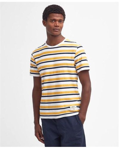 Barbour Whitwell Striped T-shirt - Yellow