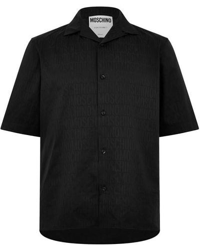 Moschino Print Shirt Sn44 - Black