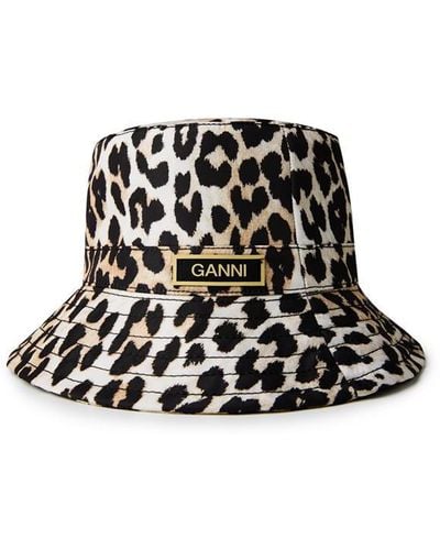 Ganni Bucket Hat Ld43 - Black