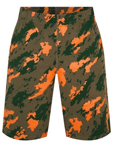 BBCICECREAM Camouflage Print Bermuda Shorts - Green