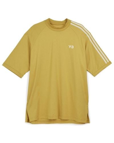 Y-3 3-stripes T-shirt - Yellow