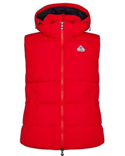 Pyrenex Spoutnic Matte Down Gilet - Red