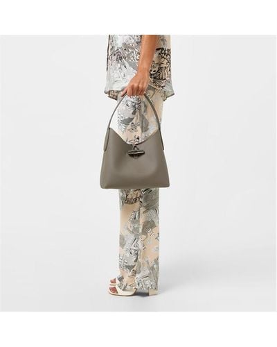 Longchamp Roseau Medium Hobo Bag - Grey