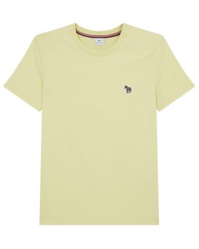 PS by Paul Smith Ps Zebra Tee Ld42 - Yellow