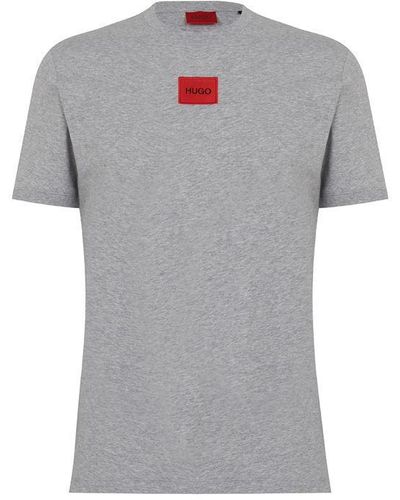 HUGO Boss Diragolino T Shirt - Grey