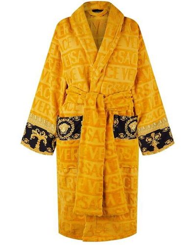 Versace Baroque Bathrobe - Yellow