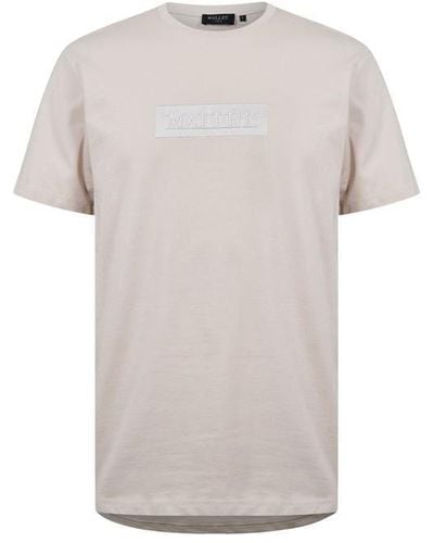 Mallet Box Logo T Shirt - Grey