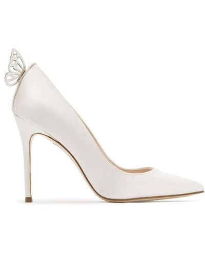 Sophia Webster Mariposa 100h Heels - White