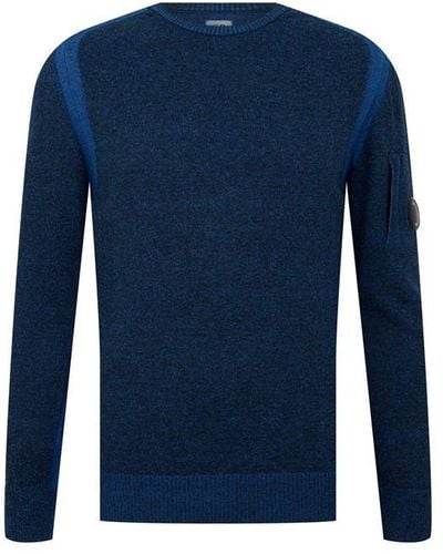 C.P. Company Cp Vanise Knit Jumpr Sn99 - Blue