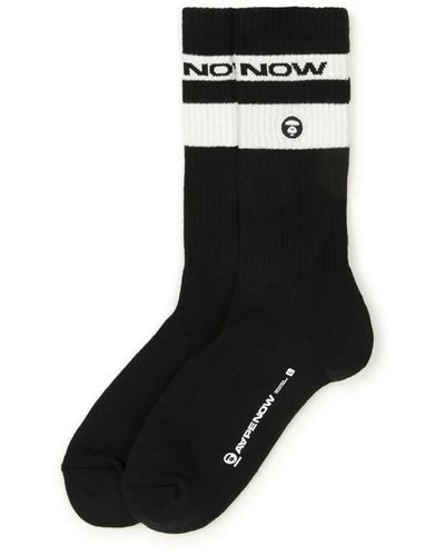 Aape Now Socks Sn42 - Black