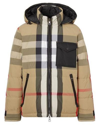 Burberry Reversible Recycled Nylon Puffer Jacket - Green