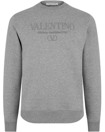Valentino Val Logo Sweat Sn43 - Grey