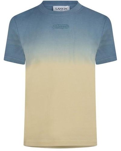 Lanvin Tee Shirt Ld42 - Blue
