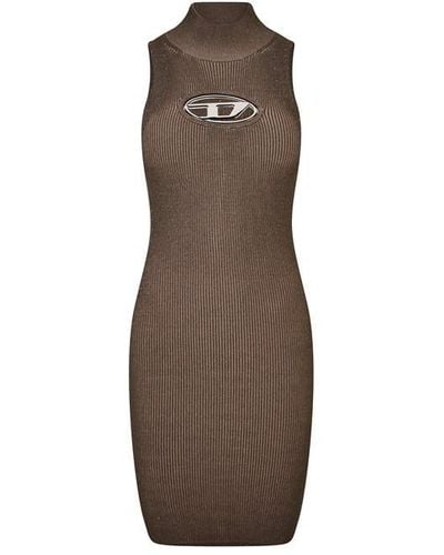 DIESEL M-onerva Mini Length Dress - Brown
