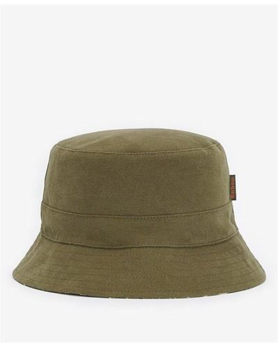 Barbour Cornwall Reversible Bucket Hat - Green