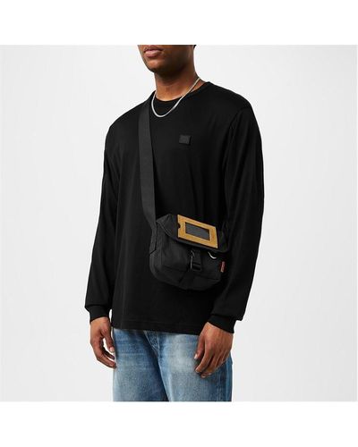 Acne Studios Face Eisen Long Sleeve T Shirt - Black