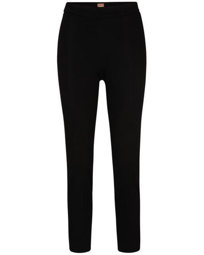 BOSS Regular Fit Trousers - Black