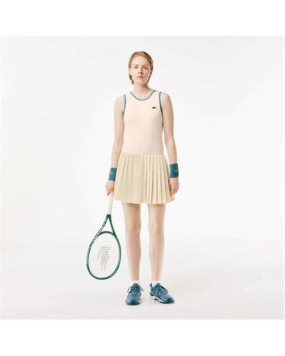 Lacoste Ultra Dry Tennis Dress - Natural