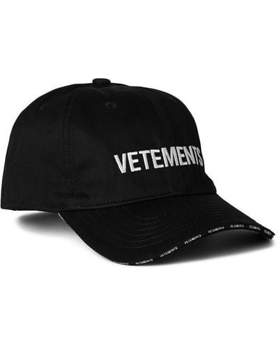 Vetements Iconic Baseball Cap - Black
