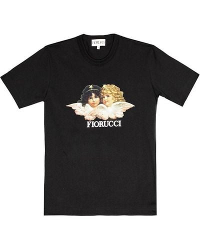 Fiorucci Vintage Angel T Shirt - Black
