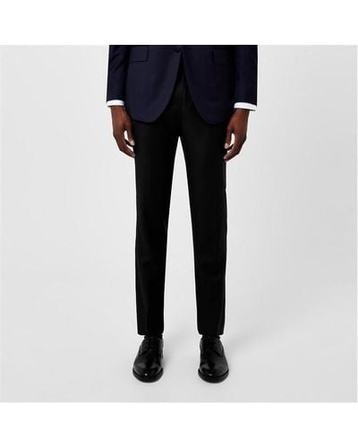 Richard James Rivulet Tailored Fit Suit Trousers - Blue