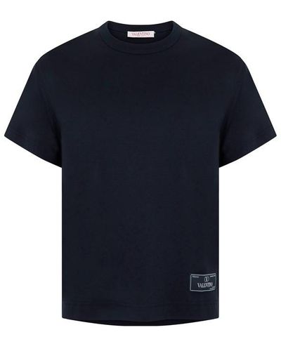 Valentino Tailoring Label Cotton T-shirt - Black