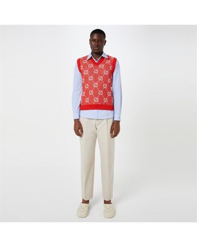 Gucci gg Swt Vest Sn34 - Red