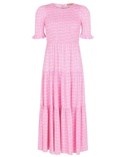 Kitri Gracie Floral Dress - Pink