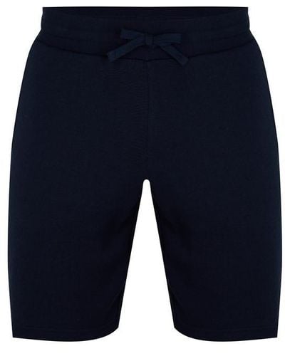 Emporio Armani Knit Bermuda Shorts - Blue